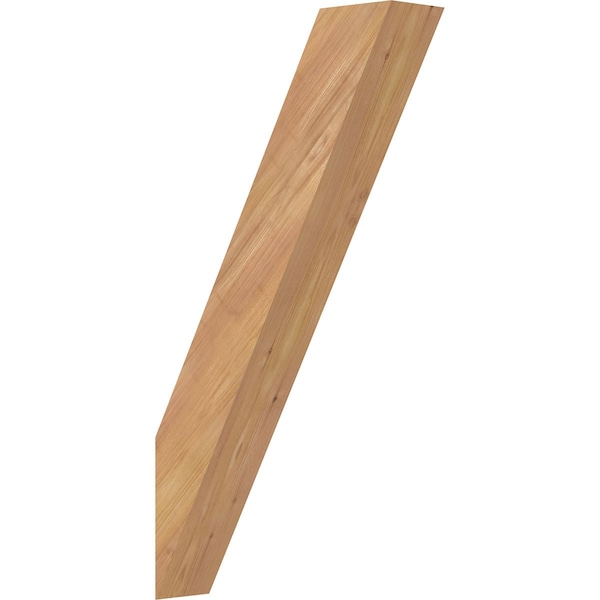 Ekena Millwork 3 1/2"W x 14"D x 26"H Traditional Smooth Knee Brace, Western Red Cedar BRC04X14X26TRA00SWR - main